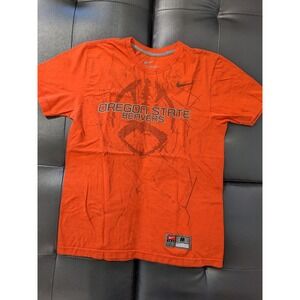 Oregon State OSU Beavers Football Nike Team‎ Apparel T-Shirt Orange M